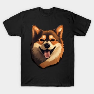Cartoon Shiba Inu Dog - Cute Shiba Inu T-Shirt